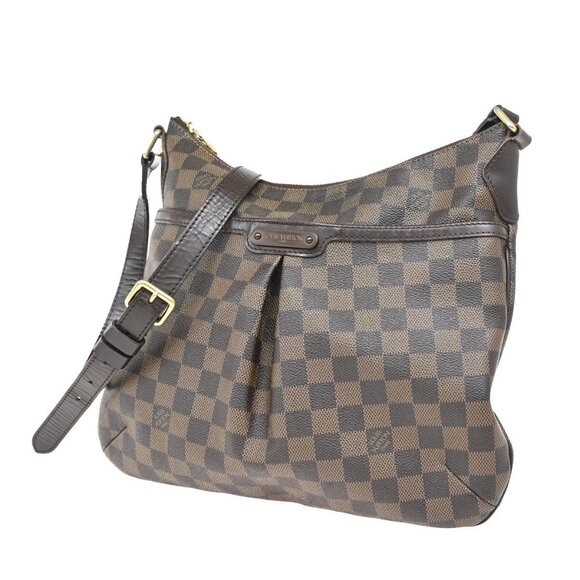 LOUIS VUITTON Bloomsbury PM Shoulder Bag Damier Leather Brown N42251 16KB047 - Picture 1 of 16